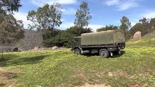 Army truck Australian International Mk3/4 test run after 3years