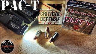 Ballistic Testing Hornady Critical Defense and Critical Duty bullets