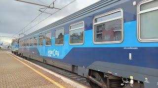 E464 260 nuova livrea IC + carrozza nuova livrea ICN sull'intercity Notte 757 a Monopoli!