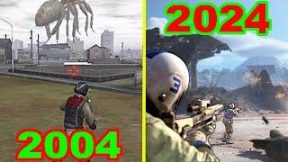 Evolution of Earth Defense Force Games ( 2004-2024 )