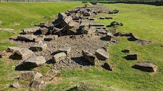 Piercebridge roman fort and bridge crossing