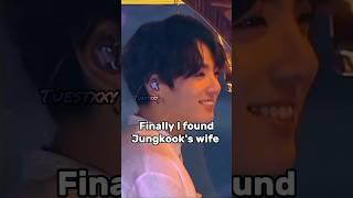 Finally I found Jungkook's wife#ytshort #youtubeshorts #yt #bts #shorts #jungkook