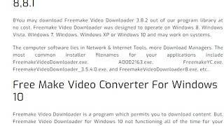 Free Make Video Converter For Windows 7,8,8.1,/10 Free Download