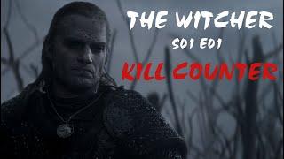 All kills in The Witcher S01E01 | Kill Counter