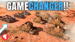 GAMECHANGER!! - Company of Heroes 3 - Afrikakorps Gameplay - 4vs4 Multiplayer - No Commentary