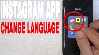   How To Change Language On Instagram App 