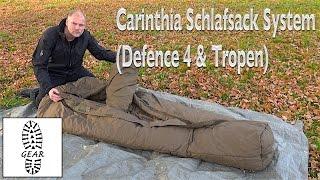 Schlafsack-System: „Tropen + Defence 4“ von Carinthia