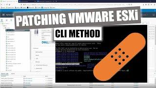 Patching VMware ESXi Manually from the Command Line