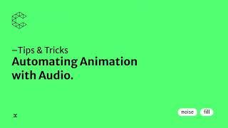 Tips & Tricks | Automating animation with #audio in Cavalry #cavalryapp #animation