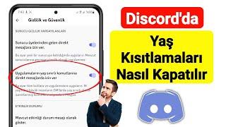 Discord'da Yaş Kısıtlamaları Nasıl Kapatılır (2023) | Discord'da Yaş Kısıtlamalarını Kapatın