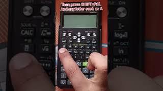 How to save or store numbers , equation, formula in Casio fx991es plus  scientific calculator