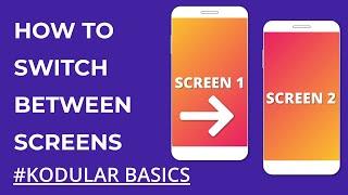 How to Switch Between Screens | One Screen to another Screen Kodular, Thunkable, Appy Builder