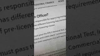 How do you become a loan officer ? Loan informative Video