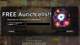 Dead by daylight: FREE 12500 AURIC CELLS CODE