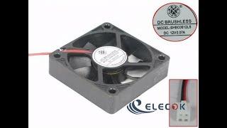 SHBC / Shenhuida SHBC0612LS Server - Square Fan sq60x60x15, 2w, DC 12V 0.07A 2-Wire