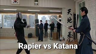 Rapier vs Katana; speed 4/5; 레이피어 vs 카타나 ; ropera vs katana