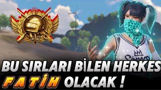 Bu Taktikleri Kullanan Herkes Fatih Oldu! Sırlar Açığa Çıkıyor! (7 Yıllık Tecrübe) Pubg Mobile