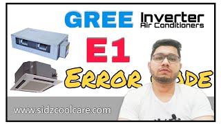 How to fix E1 Error in Gree Air Conditioner | Hindi | 2021