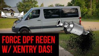 Manual DPF Regen with Xentry DAS! 2007+ Mercedes Sprinter