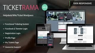 Ticketrama - Wordpress Helpdesk | Ticket | Support | Themeforest Website Templates and Themes