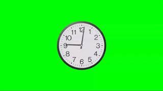 Green screen clock rotation