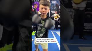 Looks Like David Benavidez Son Wants Some Action  #boxingfans #boxingkids #davidbenavidez