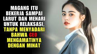  Magang itu bekerja sampai larut dan menari untuk relaksasi, tanpa menyadari bahwa CEO mengamatinya