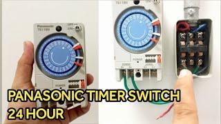 Panasonic Timer Switch 24 Hour Clock Auto On  OFF Motor - Light Control | Local Electrician