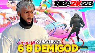 My 6’8 POINT GUARD BUILD is GAMEBREAKING on NBA 2K23…