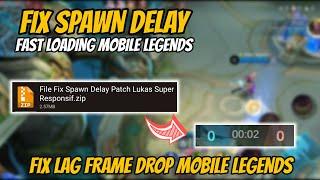 HOW TO OVERCOME THE LATEST SPAWN DELAY ML 2025 || CONFIG ANTI LAG SPAWN DELAY MOBILE LEGENDS