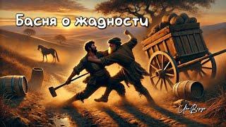 Разбойник и извозчик | Басня Крылова