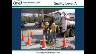 Subsurface Utility Engineering Quality Levels