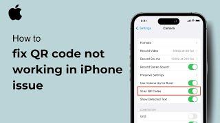 How to fix QR code not working in iPhone issue ( iOS ) 2024