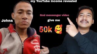 God Messenger video give me 50k ️|| my youtube income revealed @god-messenger