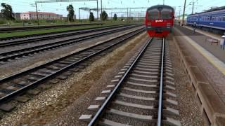 Электропоезд ЭД9М-0154(после КР)Trainz12.Звук наложен.