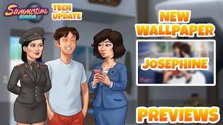 NEW JOSEPHINE WALLPAPER, NEW CUTSCENE AND MORE! - Summertime Saga (Tech Update) - Previews (Part 20)