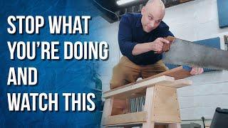 Build a saw-bench. Transform your woodwork.