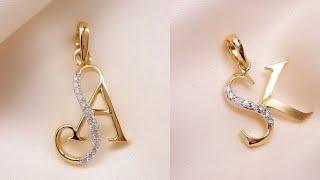 latest couple gold pendant design  new gold couple name pendant design 