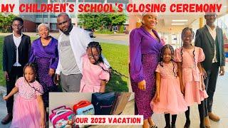 My Children’s School’s Closing Ceremony/Graduation | Our 2023 Vacation | Study Visa For Our Client