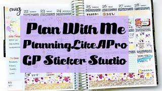 Plan As I Go PWM | GP Sticker Studio | Erin Condren Vertical Neutral | Planning Like A Pro