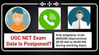 UGC NET May 2021 Exam Big Update || NTA NET Helpdesk Telephonic Conversation - Exam Date/Admit card