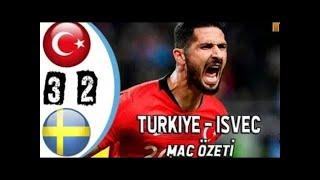 Türkiye 3-2 İsveç Muhteşem Geri Dönüş Emre Akbaba Şovu