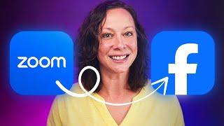 Use Zoom? Stream to Facebook Group, Page or Profile (2024)