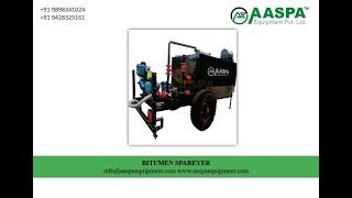 AASPA Mobile Bitumen Sprayer