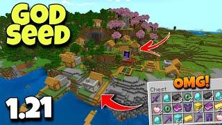 [God Seed] For Minecraft 1.21 Bedrock And PE | Seed Minecraft 1.21 | Minecraft Seeds