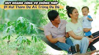 CON TRAI HUY HOÀNG LẦN ĐẦU CÙNG VỢ CHỒNG THÉP ĐI NÚI