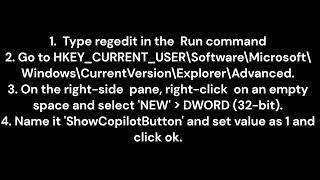 Disable copilot  Windows