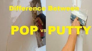 Difference Between POP & Putty