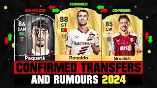 FIFA 25 | NEW CONFIRMED TRANSFERS & RUMOURS!  ft. Ronaldo, Paqueta, Grealish... etc