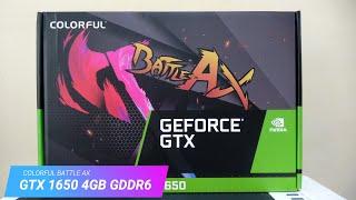 UNBOXING COLORFUL GTX 1650 4GB GDDR6 BATTLE AX | INSTALLATION | BENCHMARK